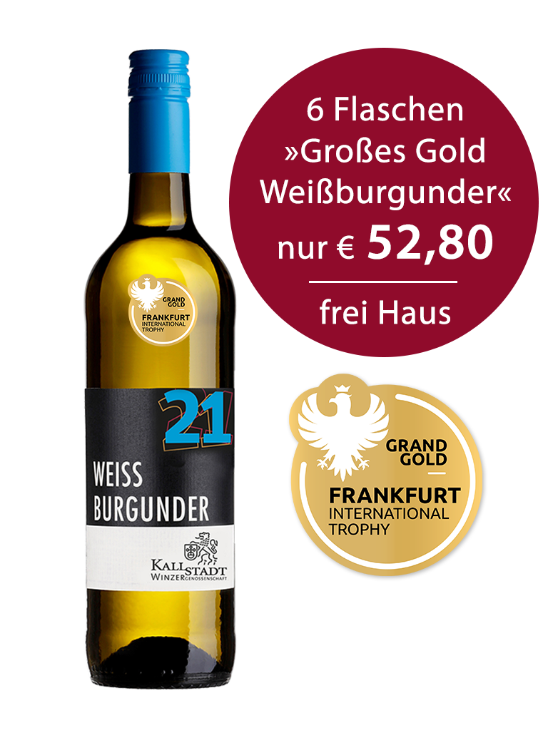 6 Flaschen<br>»Großes Gold Weißburgunder EDITION« 